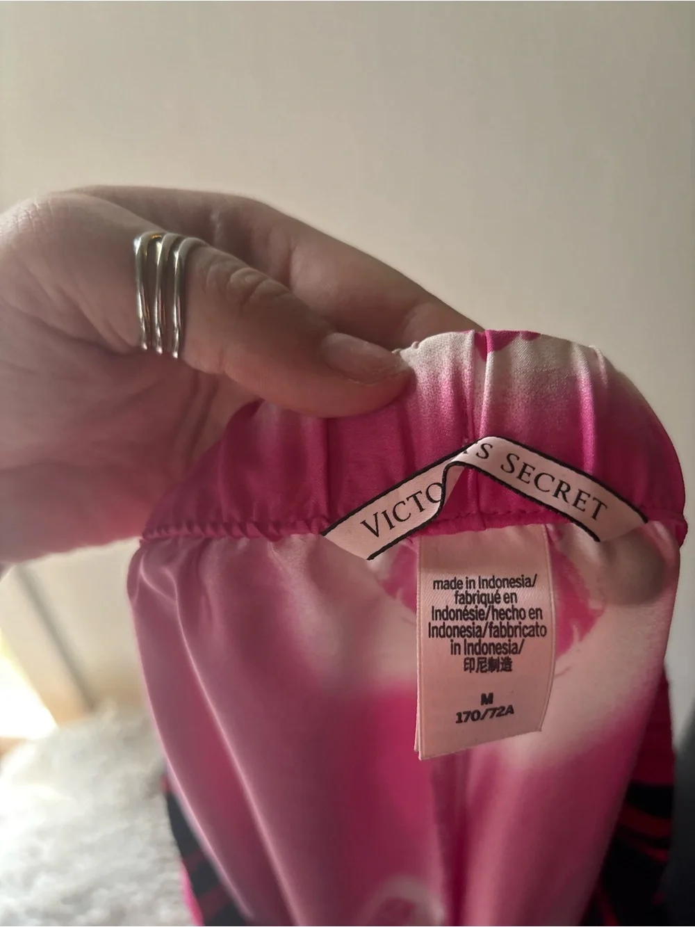 🎀 Y2K Victoria's Secret Pink Rose Satin Lounge Pants 🎀